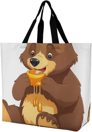Yellow Rose Tote Bags, Reusable Grocery Bags, Large Shopping Bag, Shoulder Bag for Women
