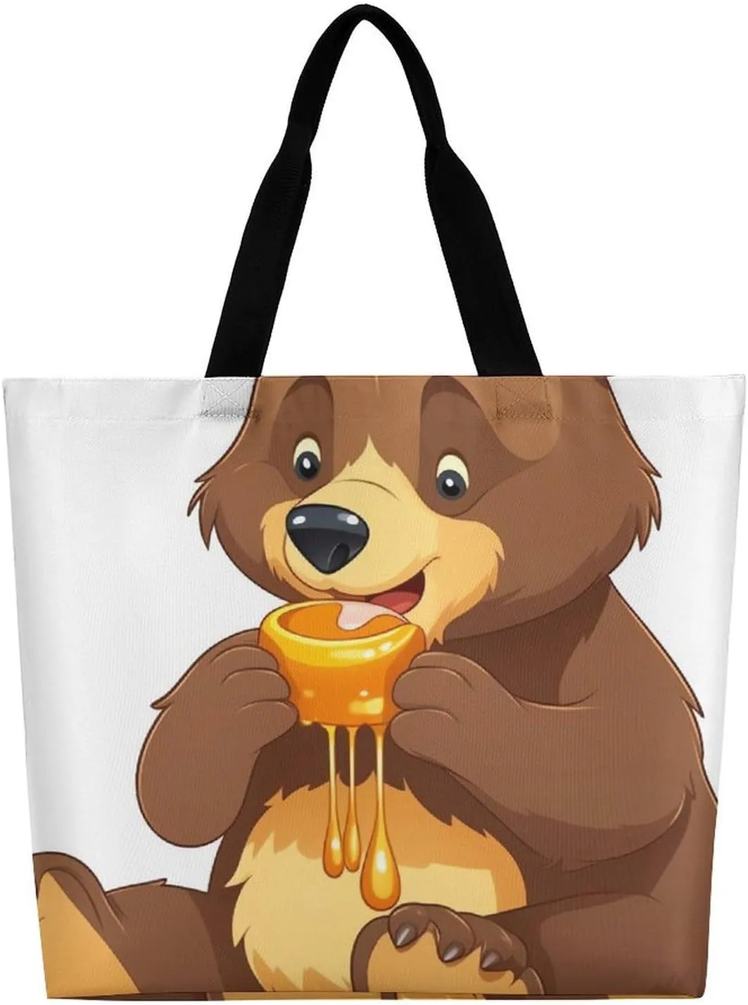 Yellow Rose Tote Bags, Reusable Grocery Bags, Large Shopping Bag, Shoulder Bag for Women