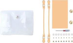 YESIKIMI Luxury Shopping Bag Plastic Cover DIY TPU Tote Bag Handbag Making Kit Handmade Gift Valentines Day