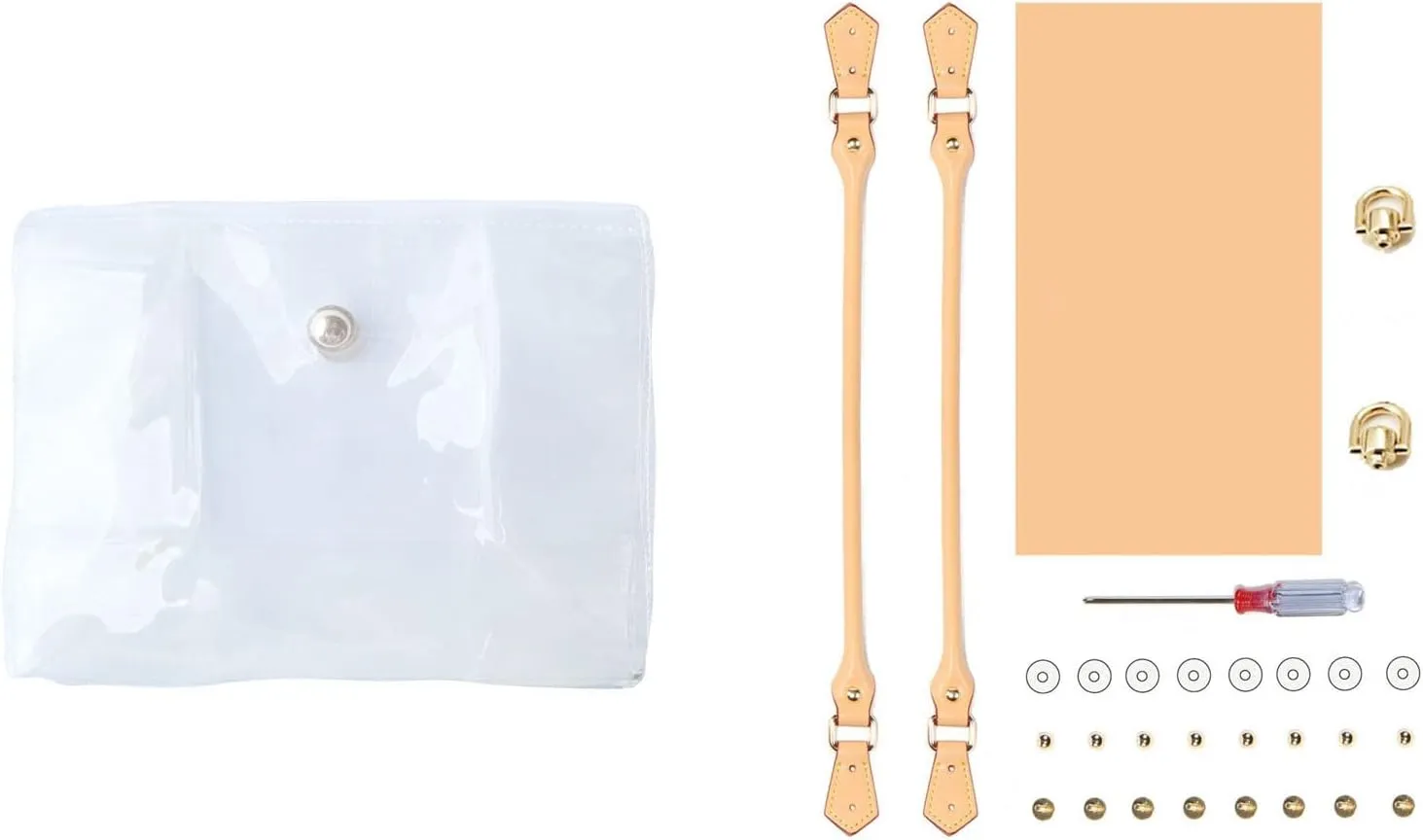 YESIKIMI Luxury Shopping Bag Plastic Cover DIY TPU Tote Bag Handbag Making Kit Handmade Gift Valentines Day