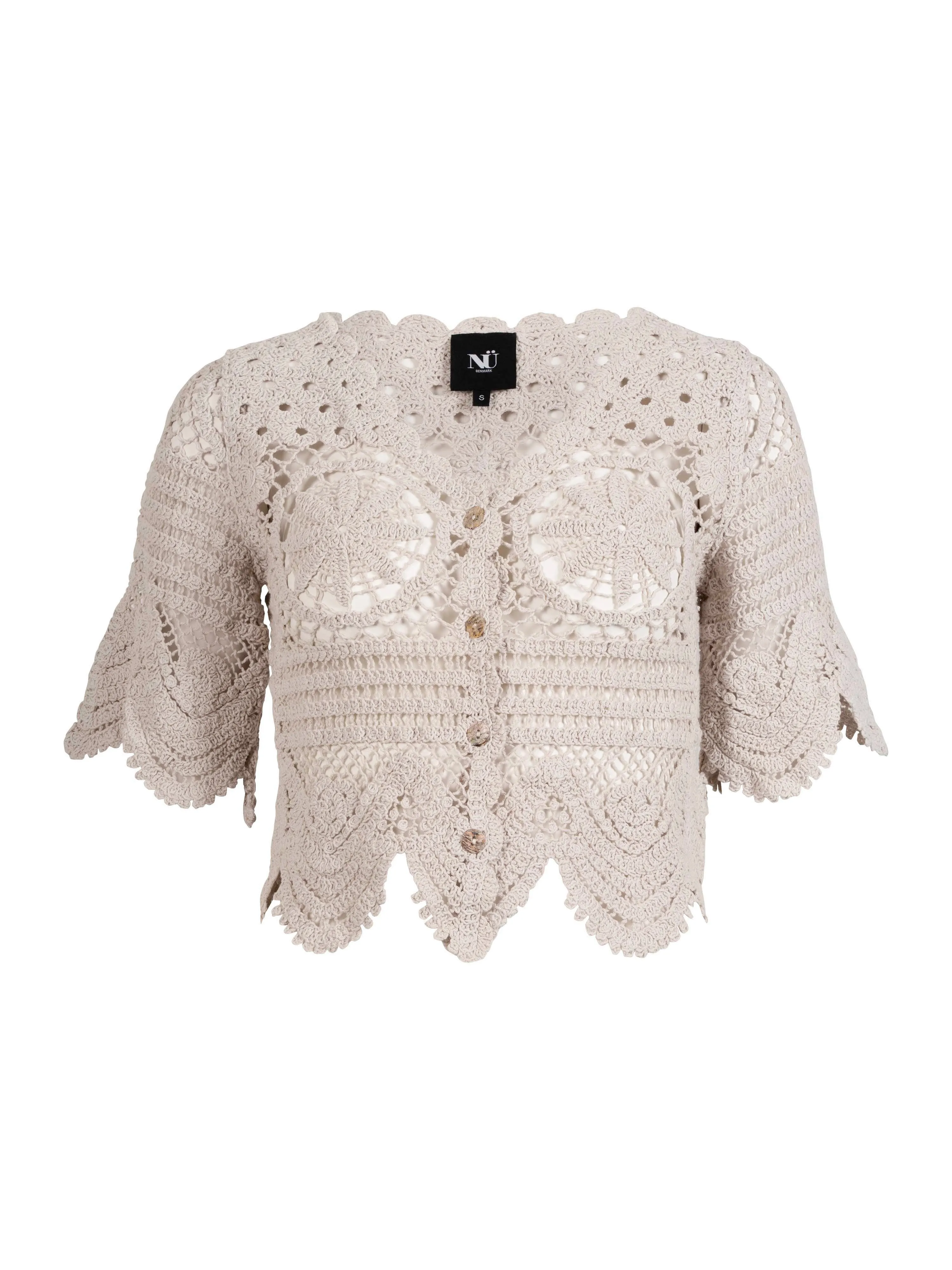 ZIONA knit cardigan - Bone
